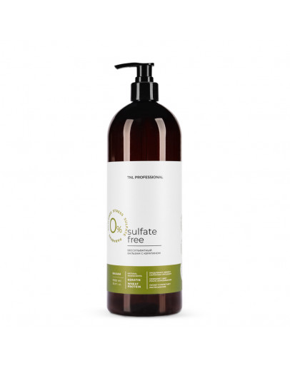 Бессульфатный бальзам TNL Sulfate Free с кератином с дозатором, 1000 мл.