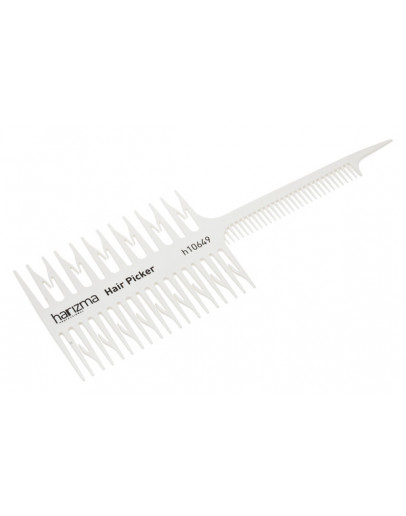 Расческа для мелирования Harizma Hair Picker-2 белая